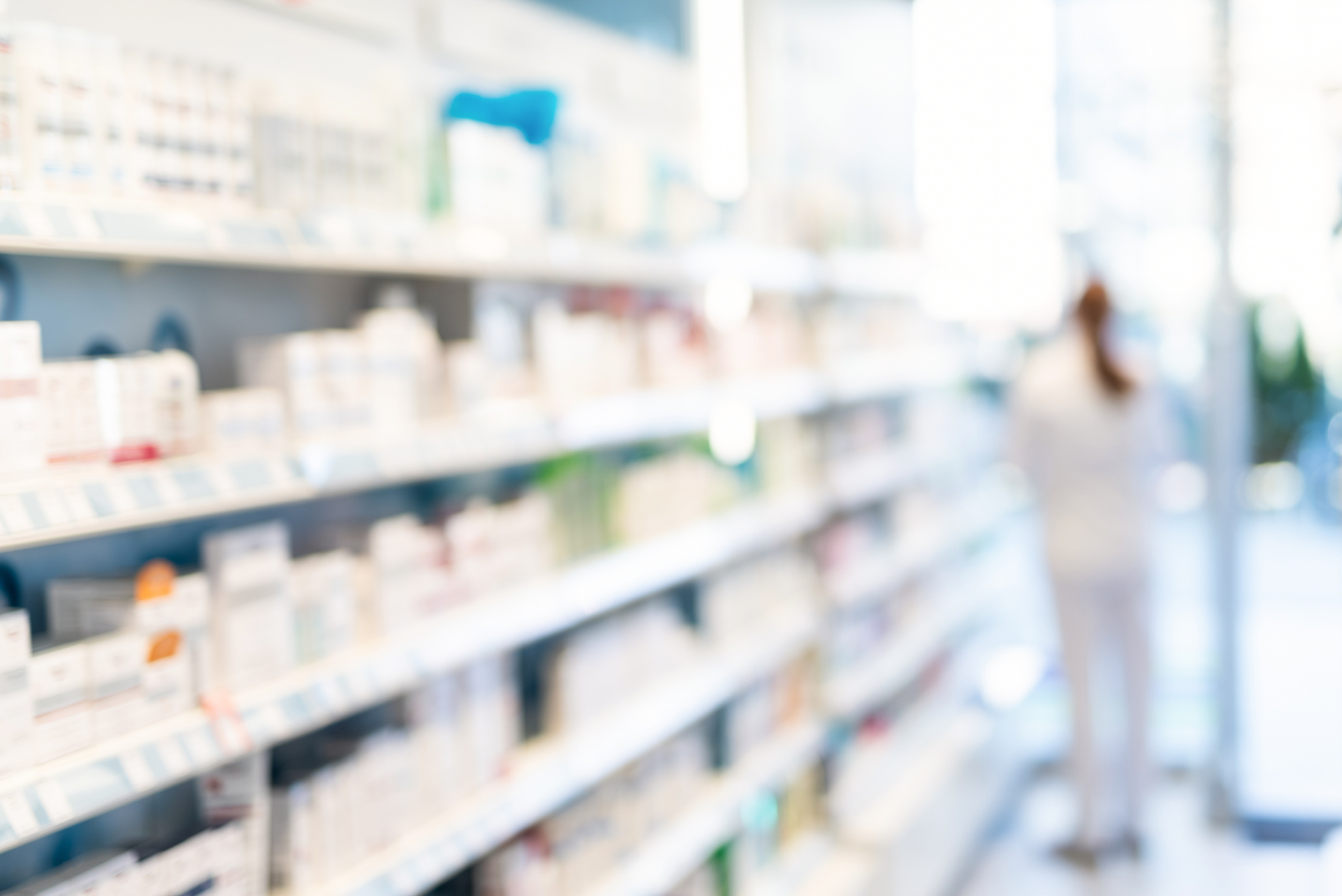 Blurred Pharmacy Background.